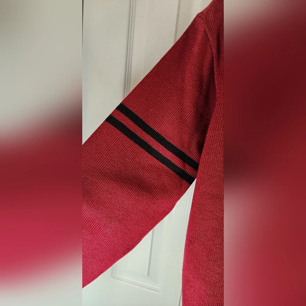 Vintage letterman jacket NC North Central Spokane, wa red black high-school - Picture 9 of 13